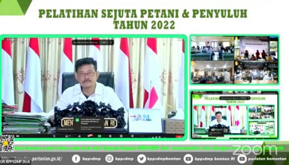 Antisipasi Perubahan Iklim, Kementan Gelar Pelatihan Sejuta Petani dan Penyuluh 2022