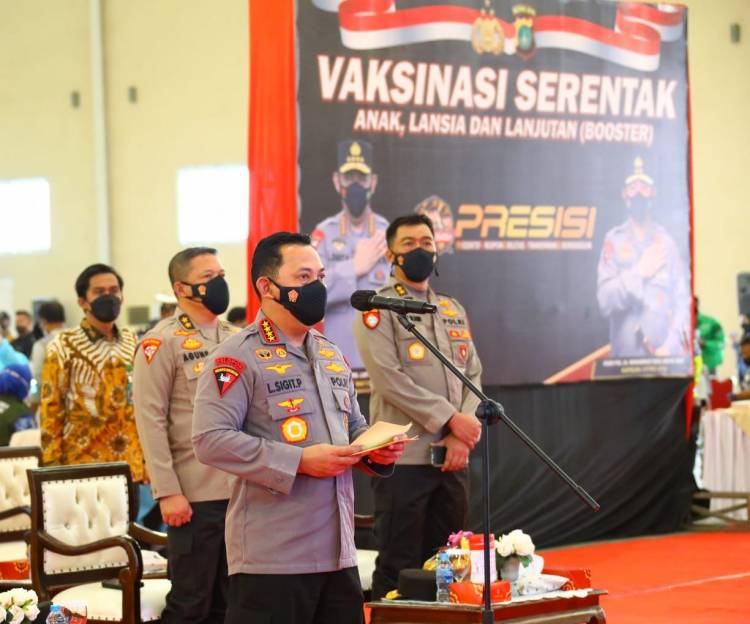 Perkuat Akselerasi Vaksinasi, Kapolri Jenderal Listyo Minta Masyarakat Harus Dipastikan Siap Hadapi Lonjakan Covid-19