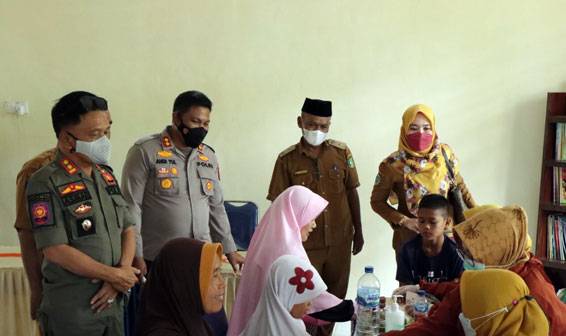 Kapolres dan Wabup Ajak Semua Pihak Suskeskan Vaksinasi 100 Persen