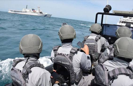 Passing Exercise Kapal Bakamla RI dengan Kapal Japan Coast Guard