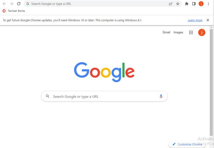 Jutaan Pengguna Windows Diblokir dari Update Chrome