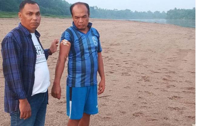 Seorang Petani Terluka Diserang Buaya di Sungai Batang Kuantan