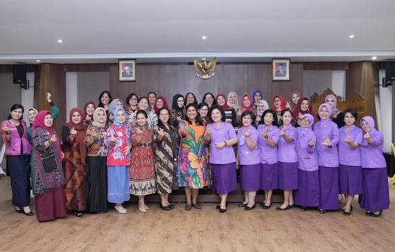 Ketua Umum Dharma Pertiwi Terima Audiensi Ketua Umum Perip