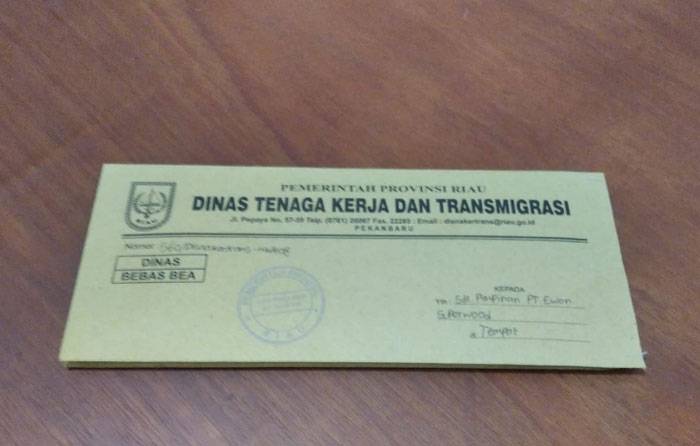 Tak Penuhi Hak Karyawan, Disnaker Riau Surati Ewan Superwood