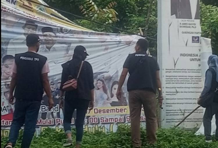 KPU dan Bawaslu Riau Ingatkan Peserta Pemilu Turunkan APK