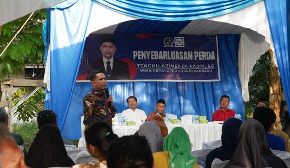 Agar Masyarakat Memahami Aturan Pajak dan Retribusi, Tengku Azwendi Fadjri Gelar Penyebarluasan Perda