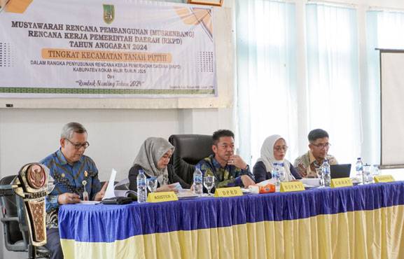 Bupati Rohil Buka Musrenbang Kecamatan Tanah Putih Tahun 2025
