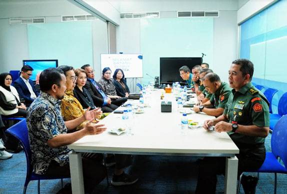 Kapuspen TNI Kunjungi Emtek Group Pererat Kerja Sama Penerangan