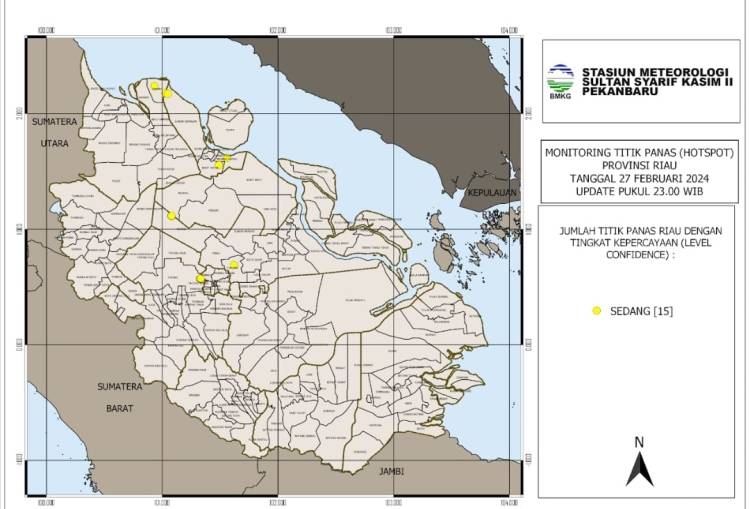 Riau Mulai Bertebaran Hotspot
