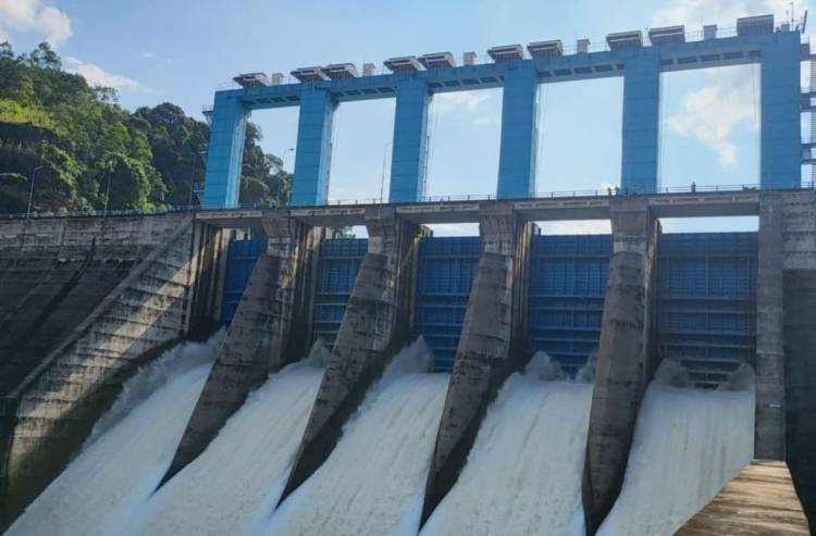 PLTA Koto Panjang Tambah Bukaan Pintu Waduk Jadi 3x50 CM