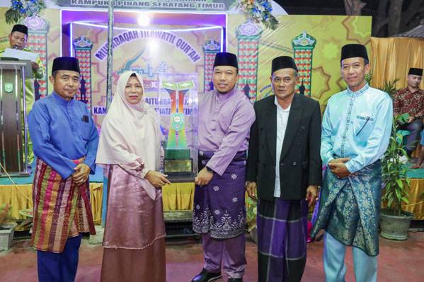 Wakil Bupati Siak Husni Merza Tutup MTQ Kampung Pinang Sebatang Timur Ke-21