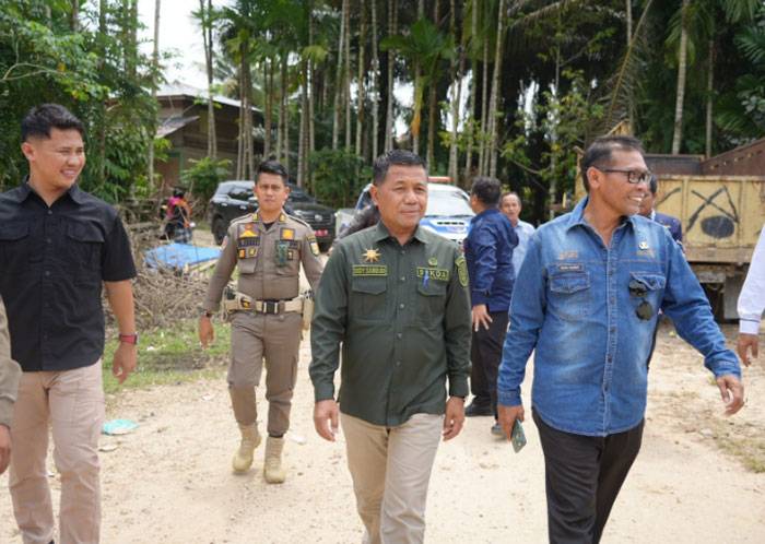 Ditugaskan Bupati, Sekda Sambangi Desa Pangkalan Indarung
