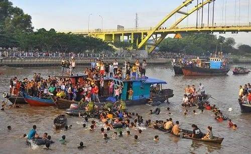 Petang Megang Sungai Siak Tahun Ini Tanpa Arak-arakan dan Balimau