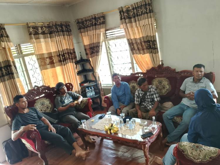 Warga Pasir Mas Datangi Kantor PPWI Inhil, Adukan Lahan yang Diserobot PT. SAGM
