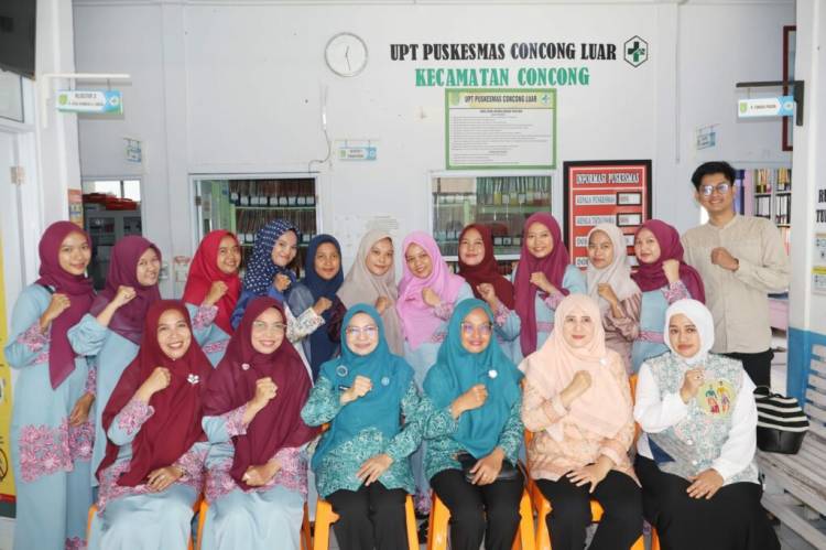 Hj. Katerina Susanti Monev Administrasi dan Program Pokok PKK Concong