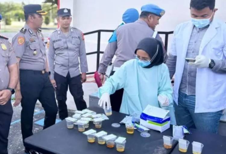5 Personil di Polres Kepulauan Meranti Positif Narkoba, Langsung Dinonjobkan