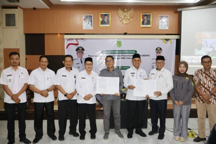 Bupati Herman Buka Forum Konsultasi Publik Rancangan Awal RKPD Inhil 2027
