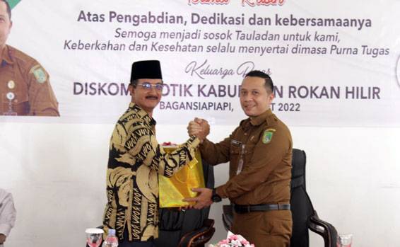 Pelepasan Purna Tugas, Hermanto Sebut Diskominfotiks Rohil Semakin Baik