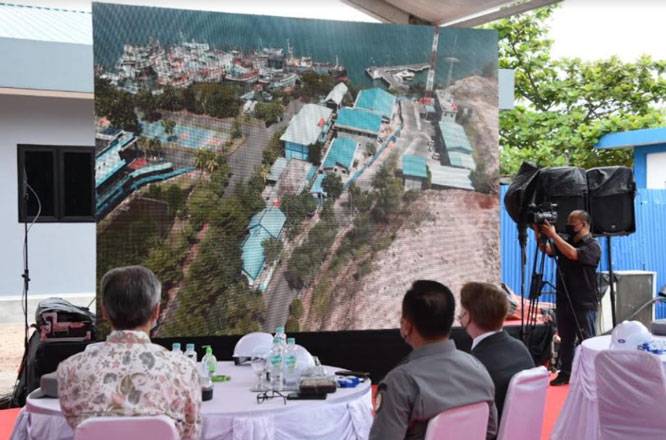 Kepala Bakamla RI dan Dubes AS Tinjau Pembangunan Pusat Pelatihan Maritim di Batam