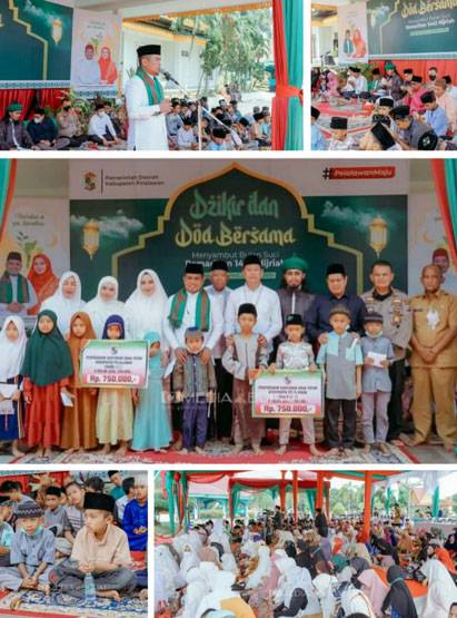 Dzikir dan Do'a Bersama Sambut Ramadhan, Bupati Zukri Umrah Titip Pesan Buat Imam Masjid
