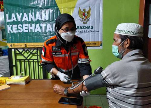 BAZNAS Berikan Layanan Kesehatan Korban Gempa Pasaman Barat
