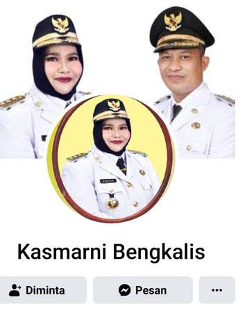 Beredar Akun Fb Kasmarni, Lagi-lagi Nama Bupati Bengkalis Disalahgunakan