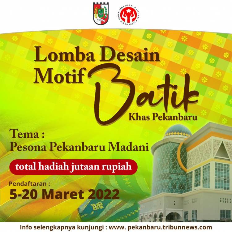Dekranasda Kota Pekanbaru Gelar Lomba Desain Motif Batik Khas Pekanbaru