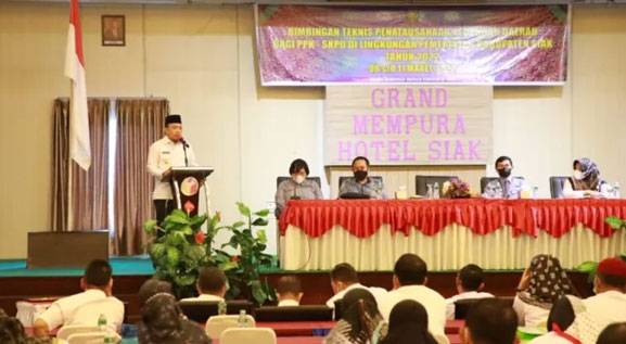 Dibuka Wabup Husni Merza, 42 Pejabat OPD dan Kecamatan di Siak Ikuti Bimtek Penatausahaan Keuangan Daerah