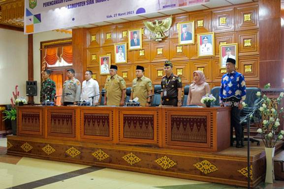 Buka Musrenbang Kabupaten Siak, Alfedri: Rumuskan Rencana Pembangunan Asas Partisipatif