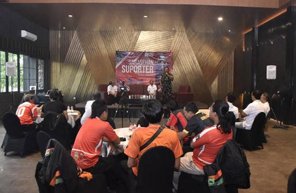 Jumpa Presidium Nasional Suporter Sepak Bola Indonesia, Pangdam V/Brawijaya Ajak Wujudkan Kerukunan
