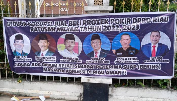 Kejati Didesak Usut 65 Anggota DPRD Riau Diduga Terlibat Korupsi Ratusan Miliar