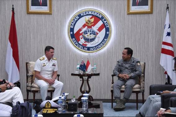 Kepala Bakamla RI Terima Kunjungan KSAL Australia