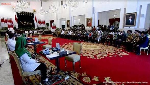 Panglima TNI Hadiri Penyerahan Zakat Dari Presiden RI Joko Widodo Kepada Baznas