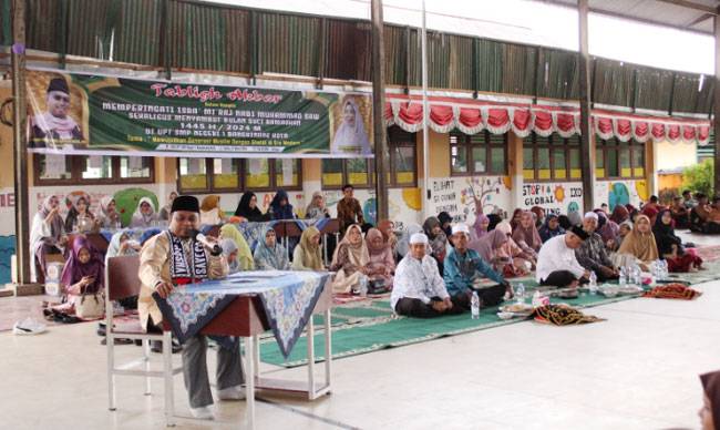UPT SMPN 1 Bangkinang Kota Gelar Tablig Akbar