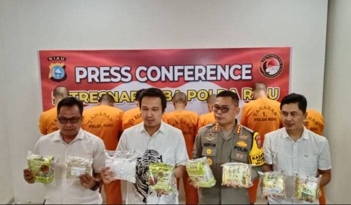 Peredaran 31 Kilogram Sabu dan Ribuan Ekstasi di Riau Berhasil Digagalkan