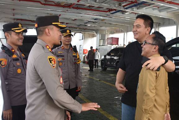 Disambut Kapolres dan Sekda, Kapolda Riau Kunker di Negeri Junjungan