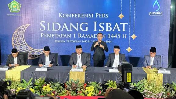 Kemenag Umumkan 1 Ramadhan 12 Maret 2024