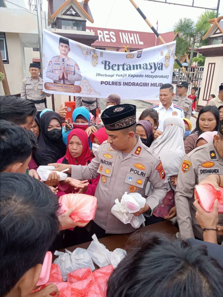 Polres Inhil "Bertamasya",  Wujud Kepedulian dan Kebersamaan Bulan Ramadan