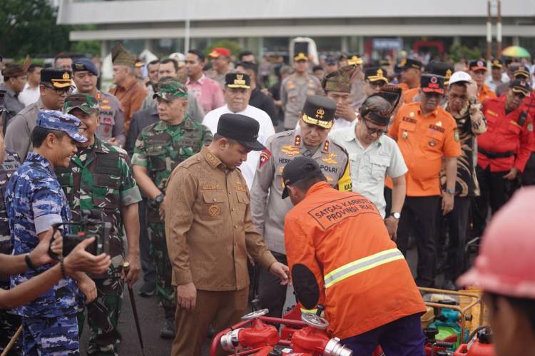 Apel Antisipasi Karhutla, 1.300 Personel Gabungan Disiagakan