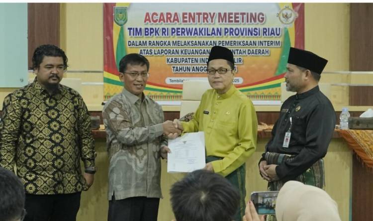 Pemkab Inhil Sambut Kedatangan Tim BPK RI Dalam Rangka Entry Meeting TA 2024