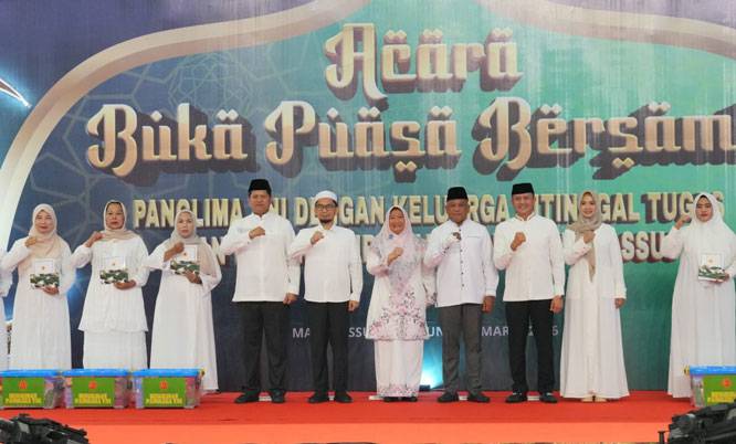 Buka Puasa Bersama Keluarga Prajurit dan Warakawuri Kopassus, Pererat Kebersamaan dan Solidaritas di Momen Ramadhan