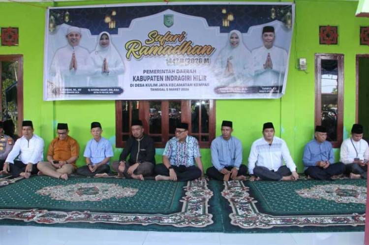 Safari Ramadan di Kempas, Pemkab Inhil Serap Aspirasi dan Bantu Kebutuhan Warga