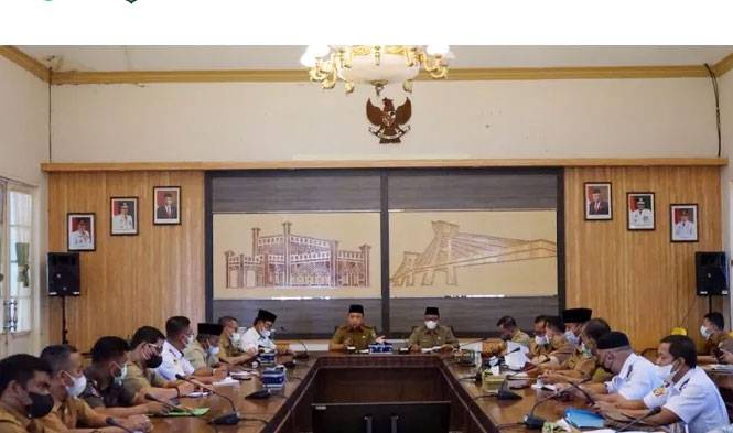Pemkab Siak Rapat Persiapan Menyambut Perayaan Idul Fitri Tahun 1443 Hijriah