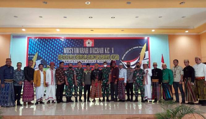 Kasiter Korem 174 Merauke Hadiri Pembukaan Musda Ke-V KKSS
