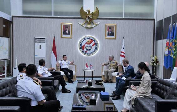 Kepala Bakamla RI Terima Kunjungan Athan Inggris