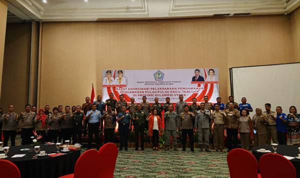 Bahas Keamanan Pulau Kecil Terluar Sulut, Bakamla RI Jadi Pembicara Rakor BPPD