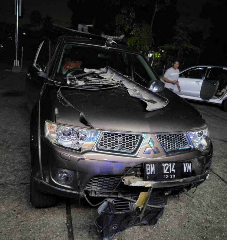 Kabur Usai Tabrak Motor, ASN Kejati Riau Babak Belur Diamuk Warga