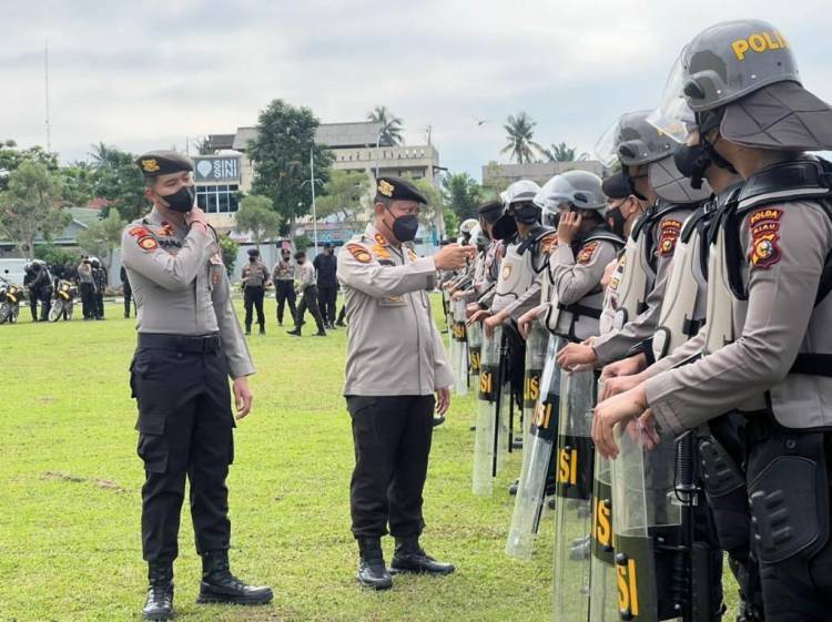 Polda Riau Siagakan 1.161 Personil Amankan Unras Mahasiswa Besok Agar Berlangsung Kondusif