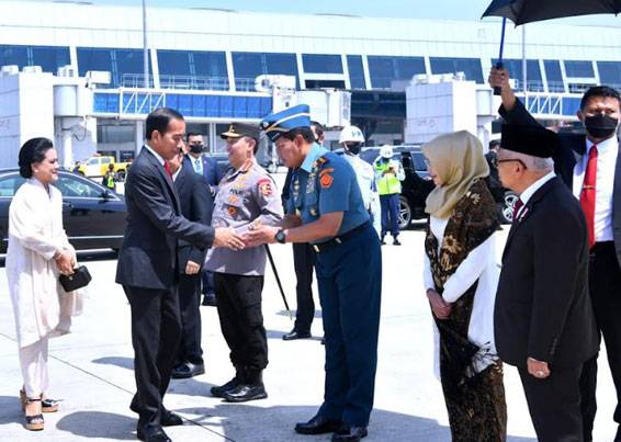 Panglima TNI Hadiri Keberangkatan Presiden RI ke Jerman
