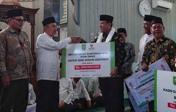 1.000 Paket Santunan di Kuansing Prioritaskan Masyarakat Miskin Ekstrem